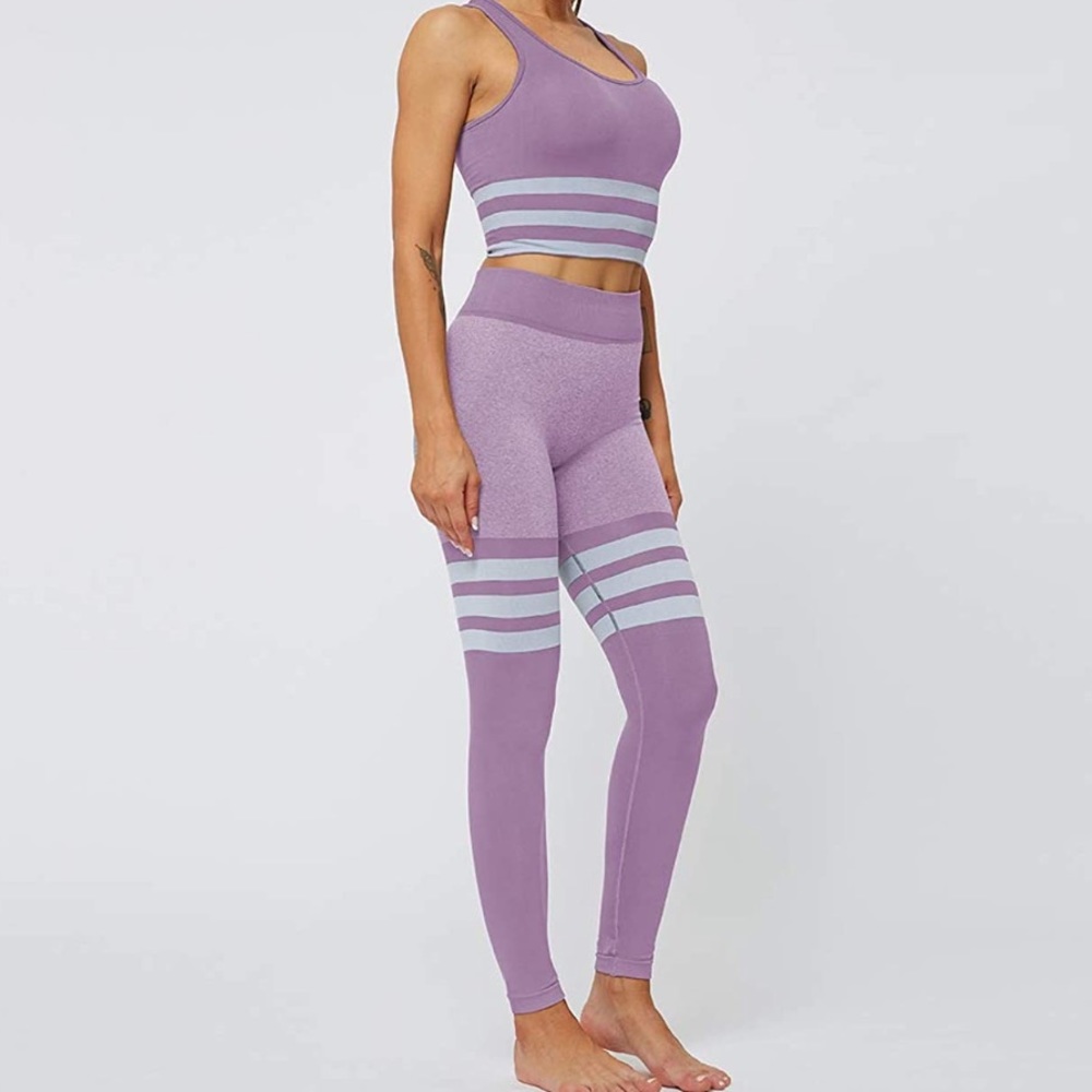 NEW Yoga Set Purple - Picture 2 of 6